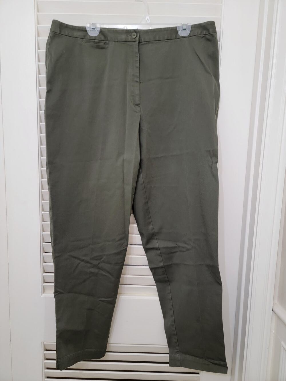 Westbound II flat-front trousers Women;s 18W